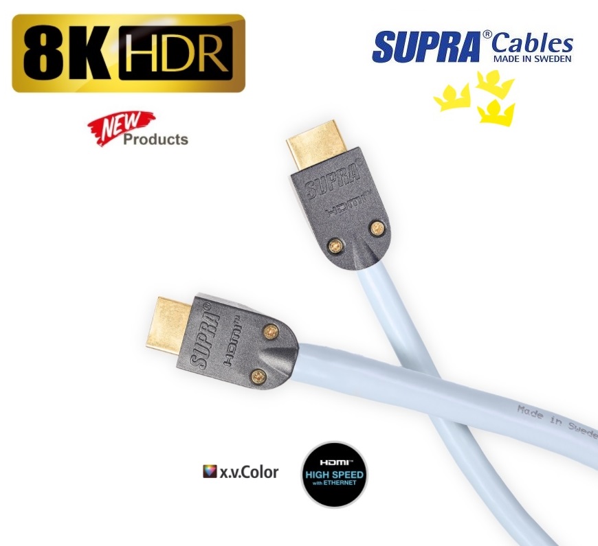 Digitální kabely | HDMI-HDMI 2.1 UHD8K | SUPRAcables - výhradní zastoupení pro Českou a Slovenskou republiku